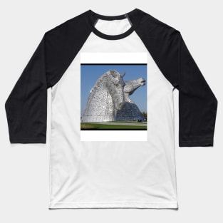 The Kelpies, Helix Park, Falkirk, Scotland Baseball T-Shirt